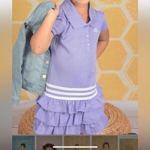 Adidas Kids Lavender Polo Shirt